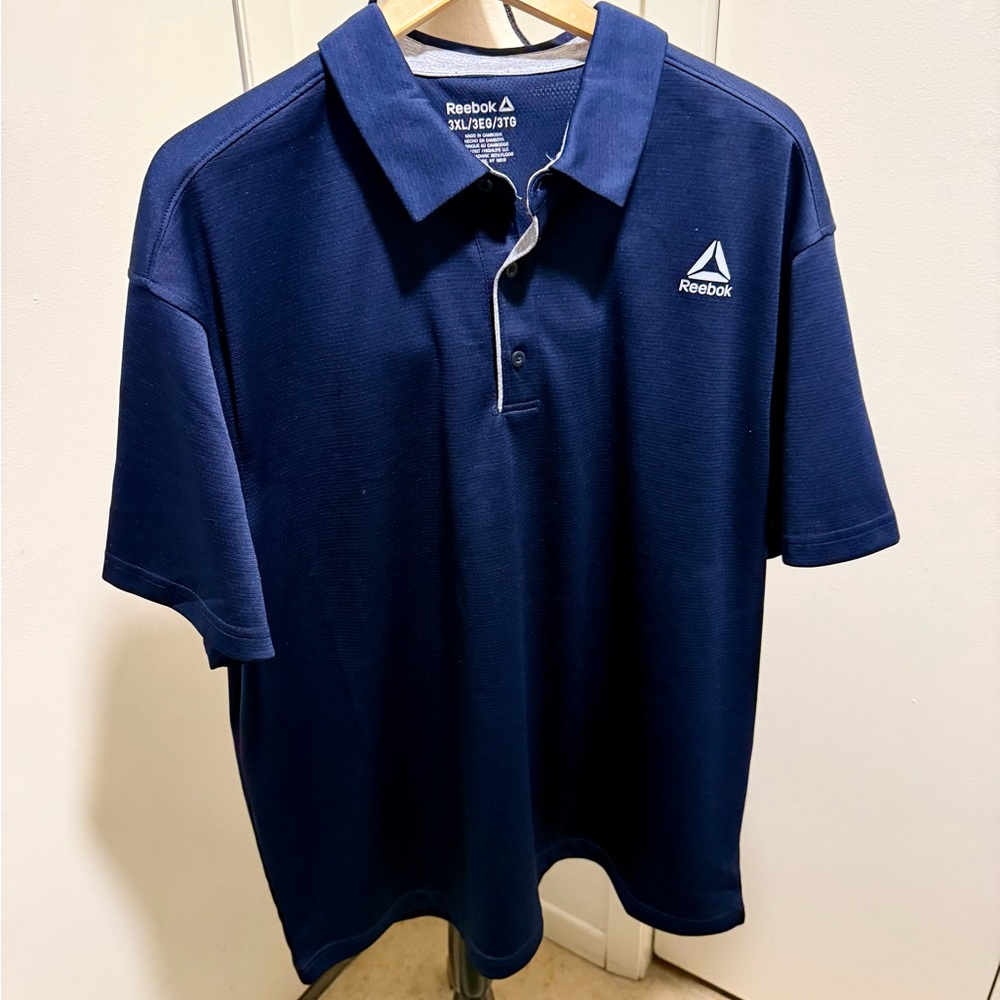 Reebok Men's Deep Blue Polo Shirt